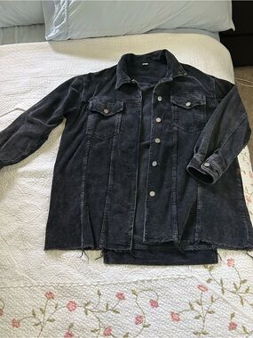 Black corduroy jacket